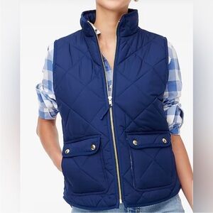 J. Crew Puffer Vest with Snap Pockets
